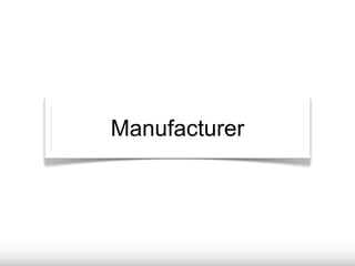 Manufacturer
 