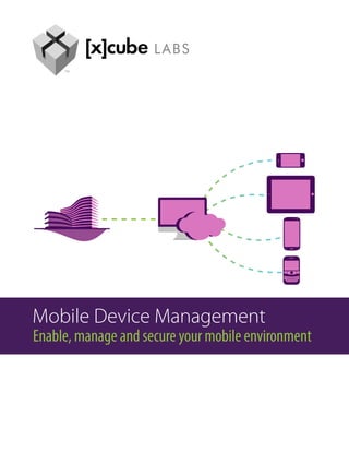 Mobile Device Management
Enable, manage and secure your mobile environment
 