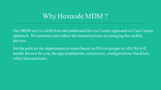 Mobile device management ( MDM ) Software Solution | PDF