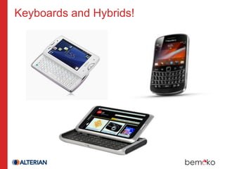 Keyboards and Hybrids!
 