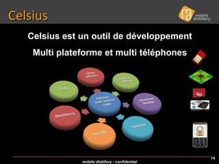 Celsius  Celsius est un outil de développement Multi plateforme et multi téléphones 