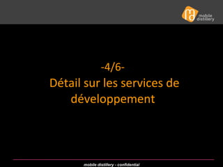 -4/6-   Détail sur les services de développement   