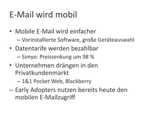 Mobile E Mail Marketing