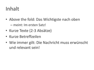 Mobile E Mail Marketing