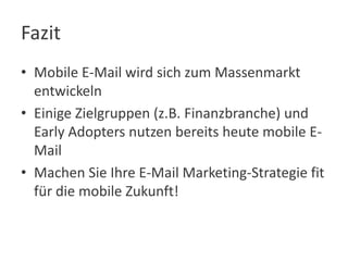 Mobile E Mail Marketing