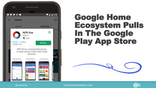 Google Home
Ecosystem Pulls
In The Google
Play App Store
How do We
Achieve Auto-
Pop?
 