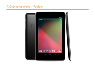 A Changing World – Tablets
 