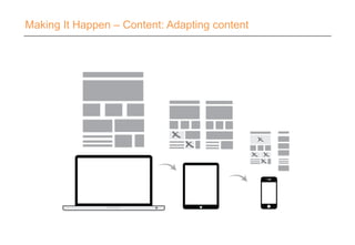 Making It Happen – Content: Adapting content
 