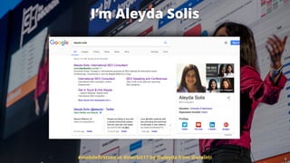 I’m Aleyda Solis
#mobileﬁrstseo at #inorbit17 by @aleyda from @orainti
 