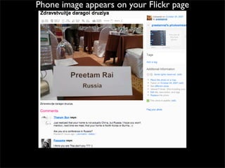 Mobile Flickr and Mobile Blogging