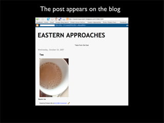 Mobile Flickr and Mobile Blogging