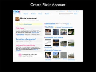 Mobile Flickr and Mobile Blogging