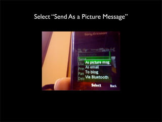 Mobile Flickr and Mobile Blogging
