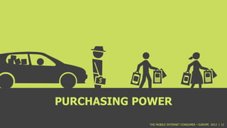 PURCHASING POWER
THE MOBILE INTERNET CONSUMER – EUROPE 2013 | 11

 
