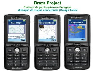 Braza Project Projecto de geminação com Saragoça utilização de mapas conceptuais (Cmaps Tools) 