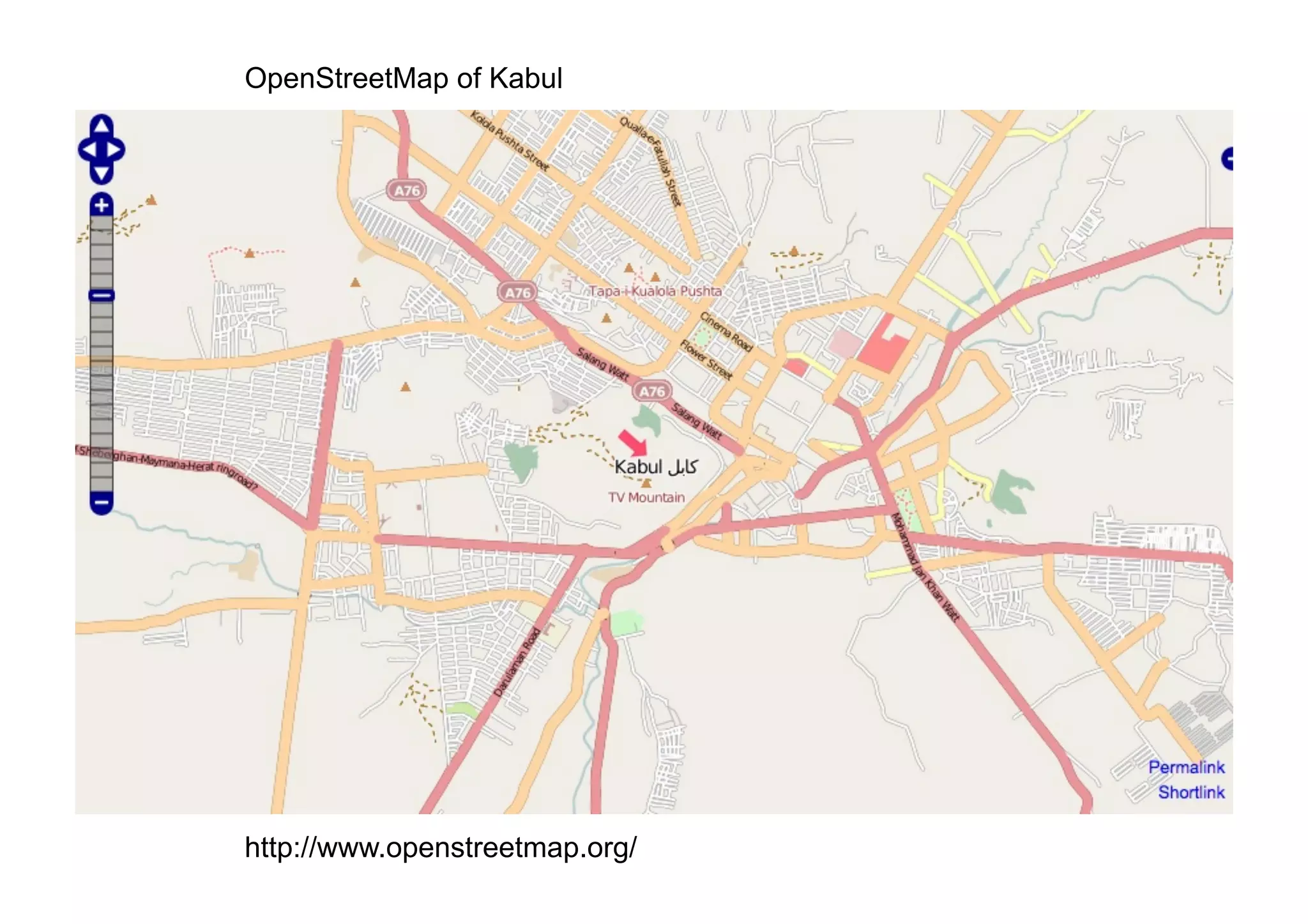 http://www.openstreetmap.org/
OpenStreetMap of Kabul
 