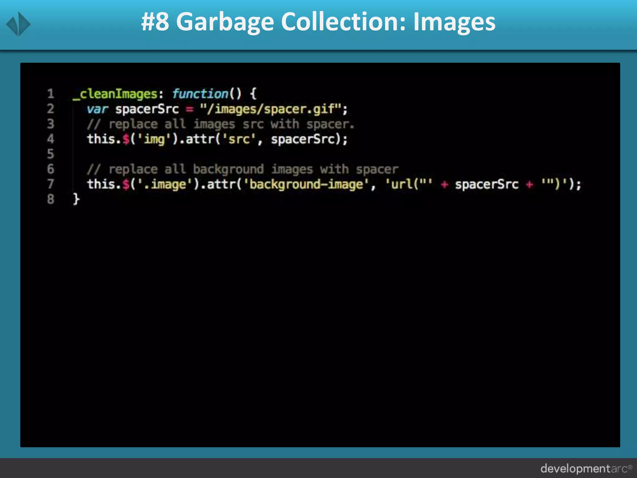#8 Garbage Collection: Images
 