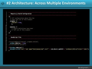 #2 Architecture: Across Multiple Environments
 