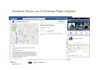 Facebook Places, nun in Facebook Pages integriert
 