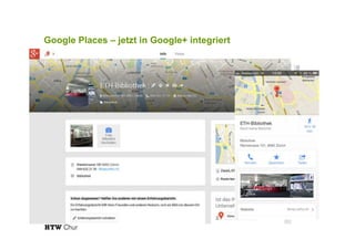 Google Places – jetzt in Google+ integriert
 
