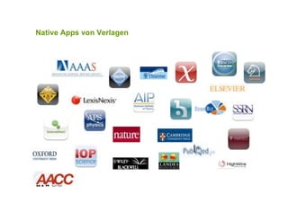 Native Apps von Verlagen
 