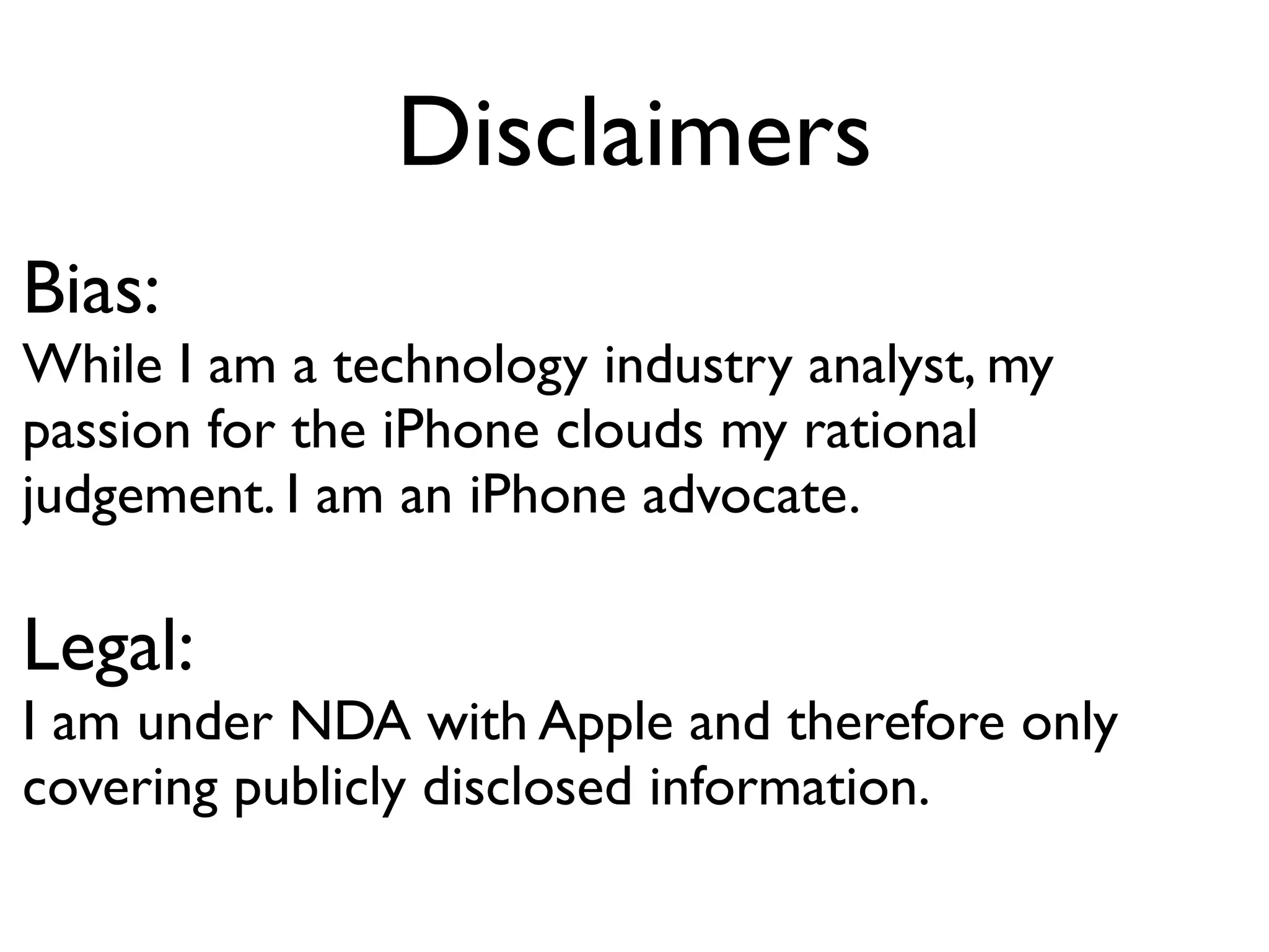 The iPhone App Store Opportunity