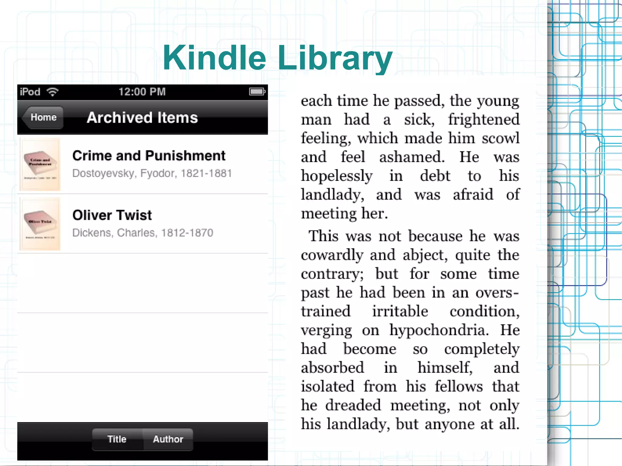 Kindle Library
 