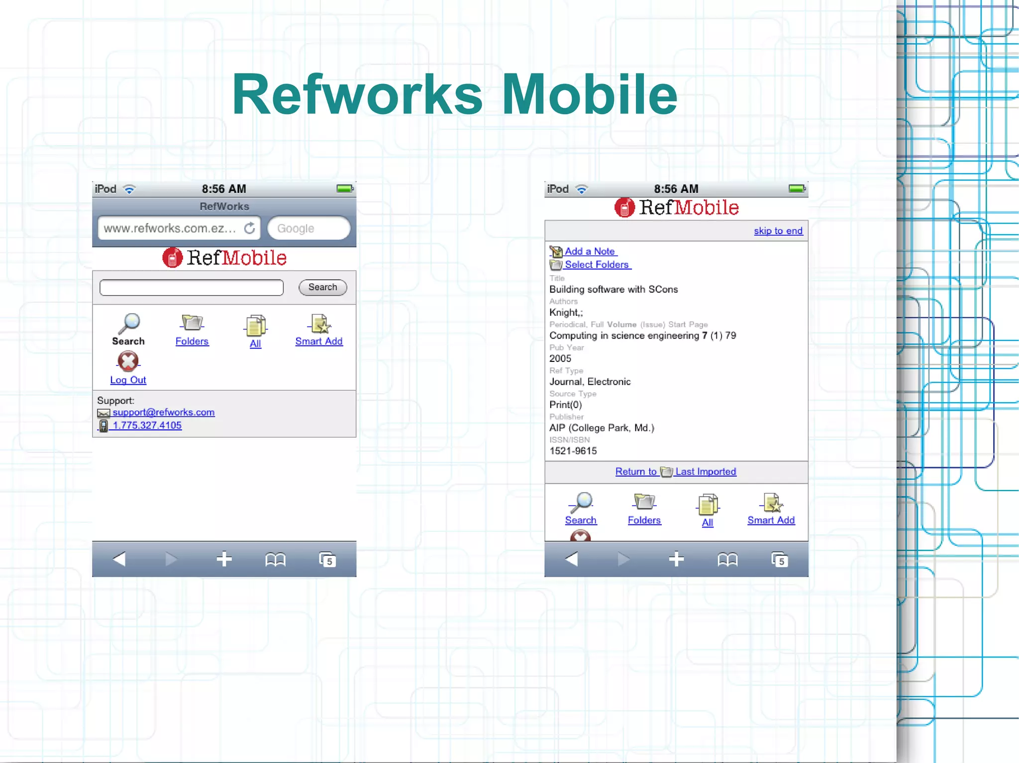 Refworks Mobile
 