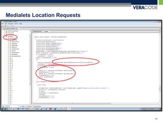 Medialets Location Requests




                              15
 