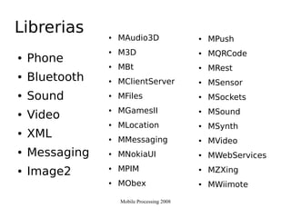 Mobile Processing 2008 Ugc