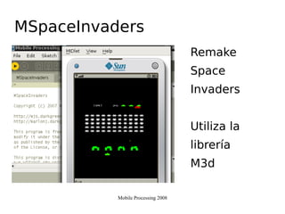 Mobile Processing 2008 Ugc