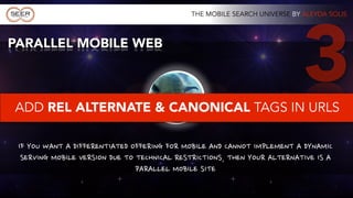 THE MOBILE SEARCH UNIVERSE BY ALEYDA SOLIS




        EACH	
 