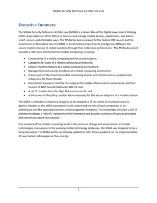 Mobile Security Reference Architecture Pdf