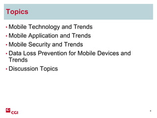 Mobile security trends | PPTX