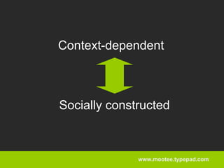 Mobile Social Network - Idris Mootee