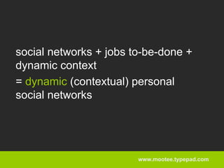 Mobile Social Network - Idris Mootee