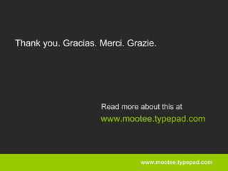 Mobile Social Network - Idris Mootee