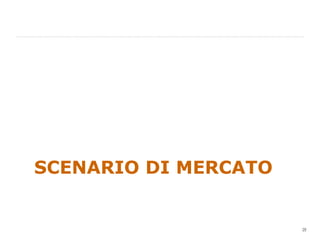 SCENARIO DI MERCATO 