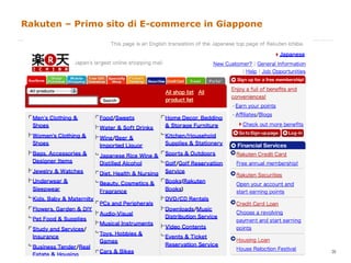 Rakuten – Primo sito di E-commerce in Giappone 