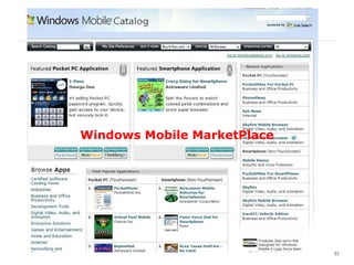 Windows Mobile MarketPlace 