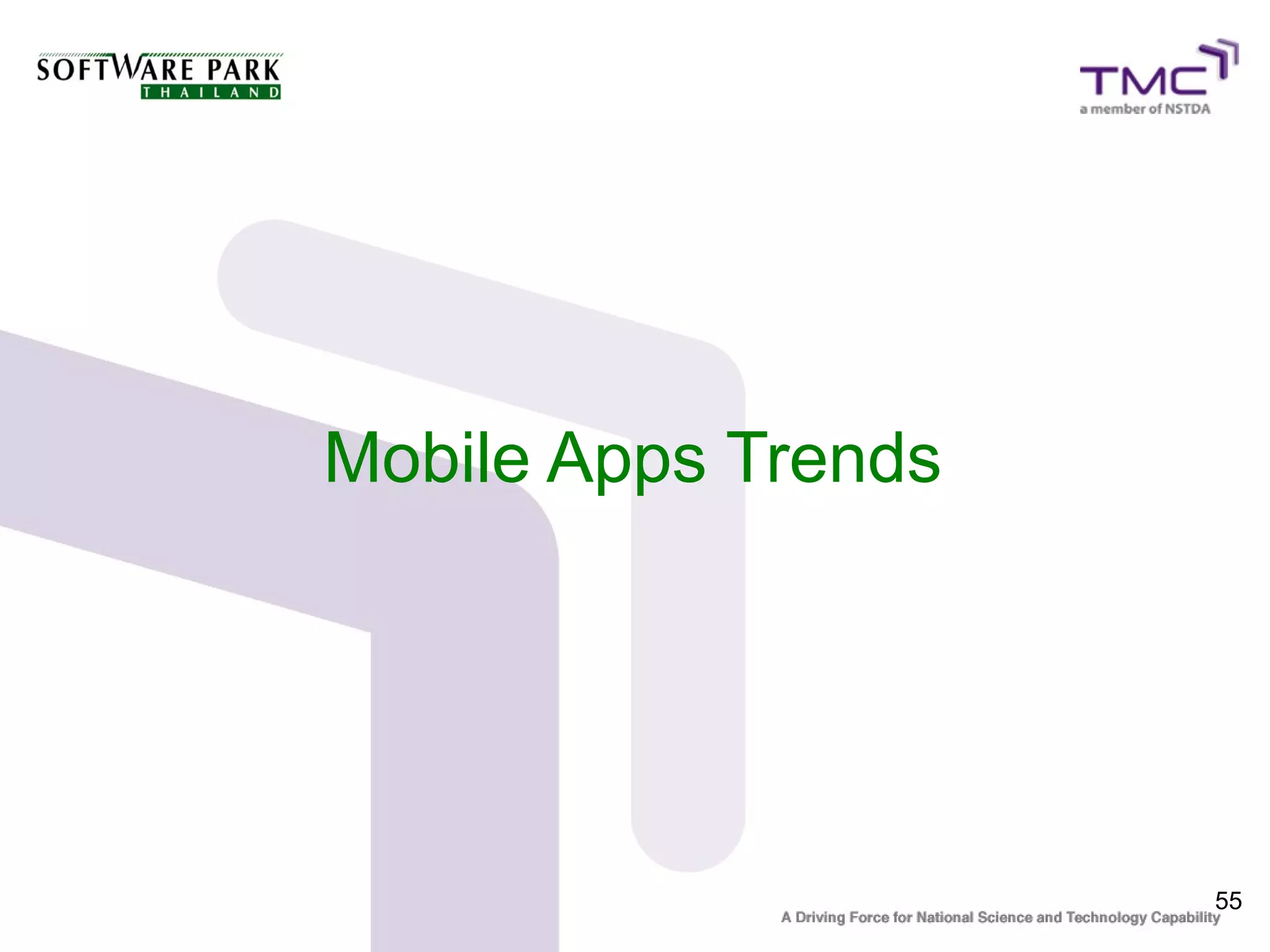 Mobile Apps Trends




                     55
 