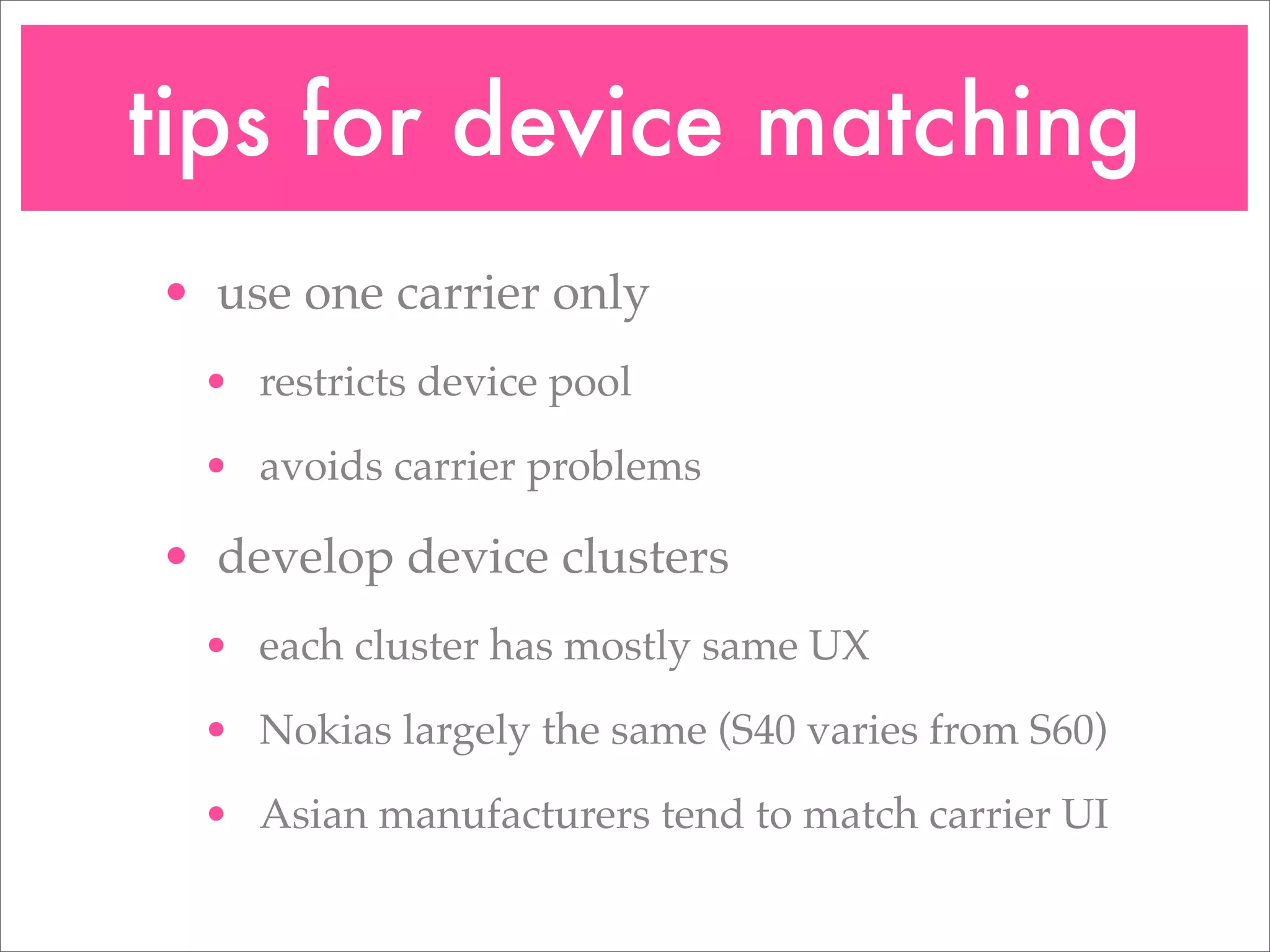 Mobile Usability Testing