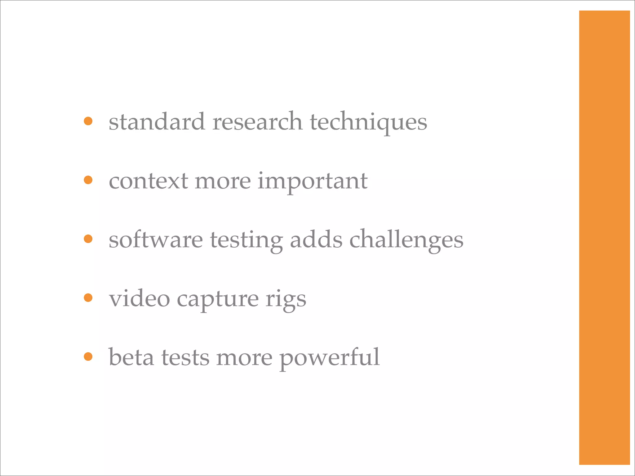 Mobile Usability Testing