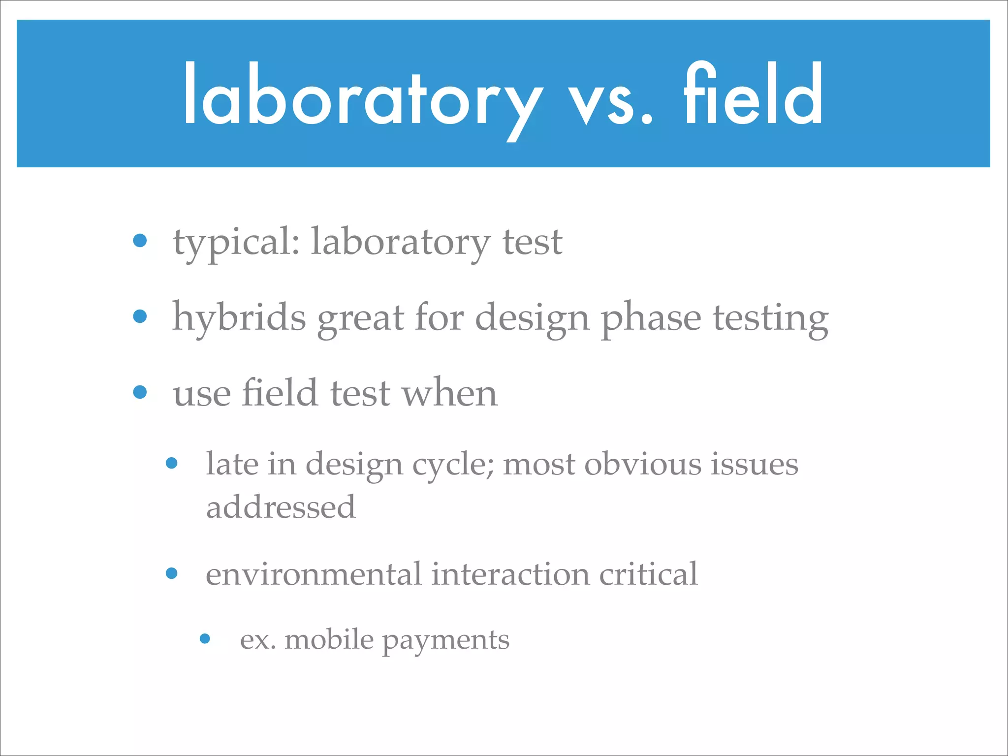 Mobile Usability Testing