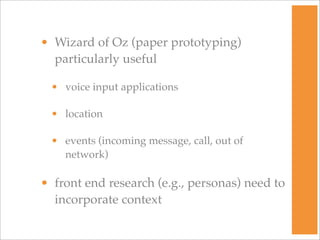 Mobile Usability Testing