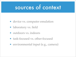 Mobile Usability Testing