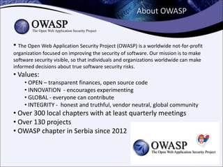 Mobile security, OWASP Mobile Top 10, OWASP Seraphimdroid