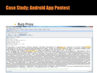  Burp Proxy
 