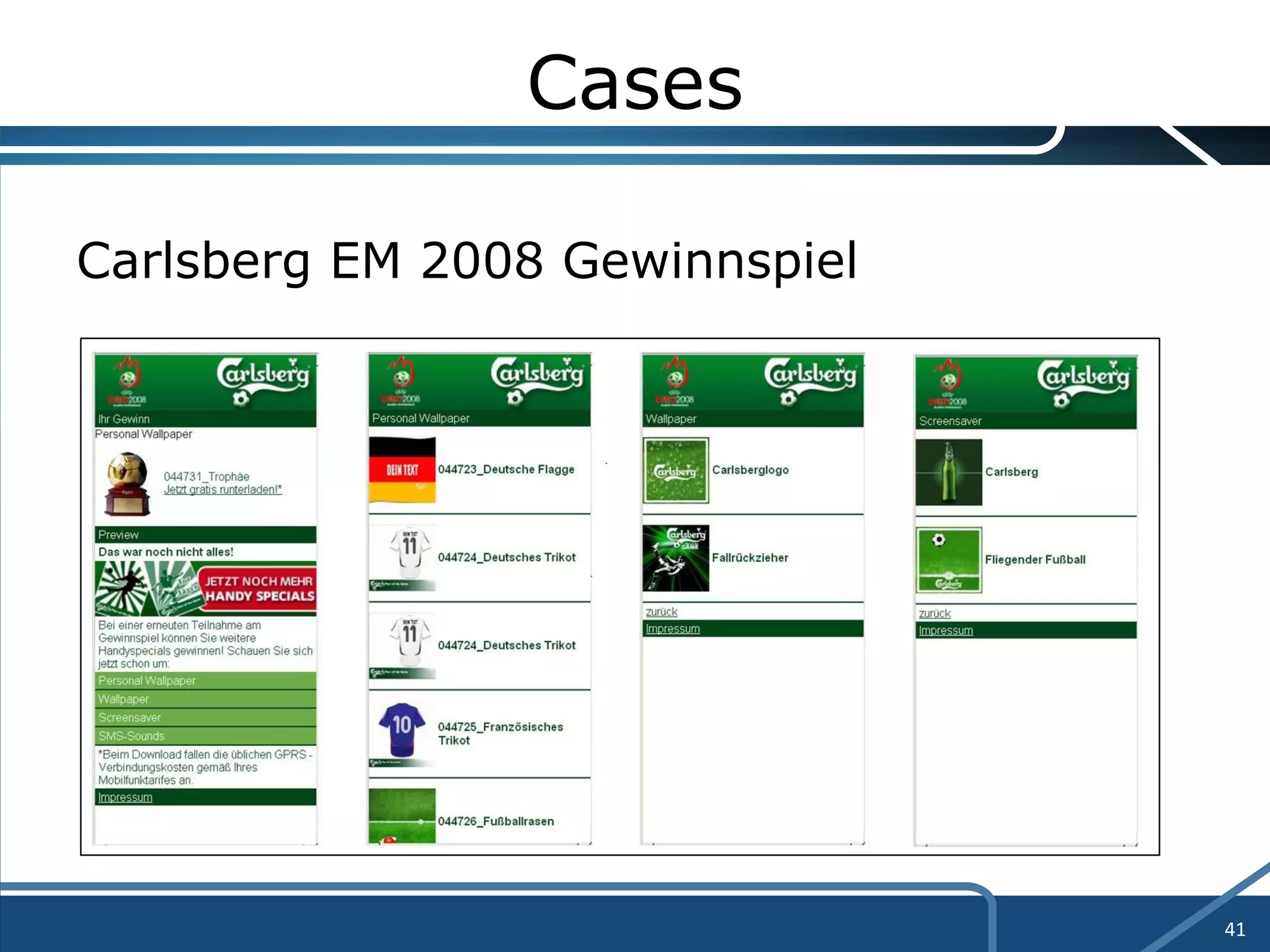 Cases Carlsberg EM 2008 Gewinnspiel 