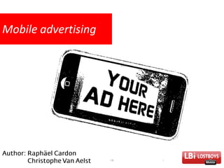 Mobile advertising
 
